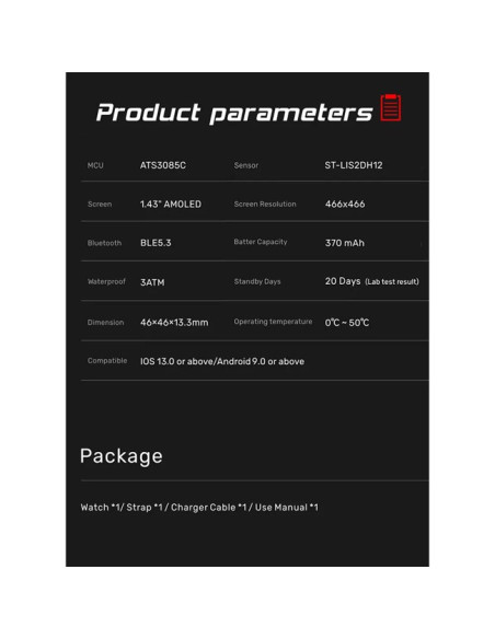 Klocka North Edge Trek 2 Gps Wacht Carbon Wr 50 Mt. Blk