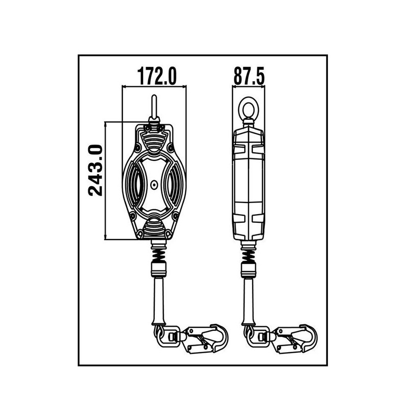 Kratos Safety Helixon-S Cable 15 H