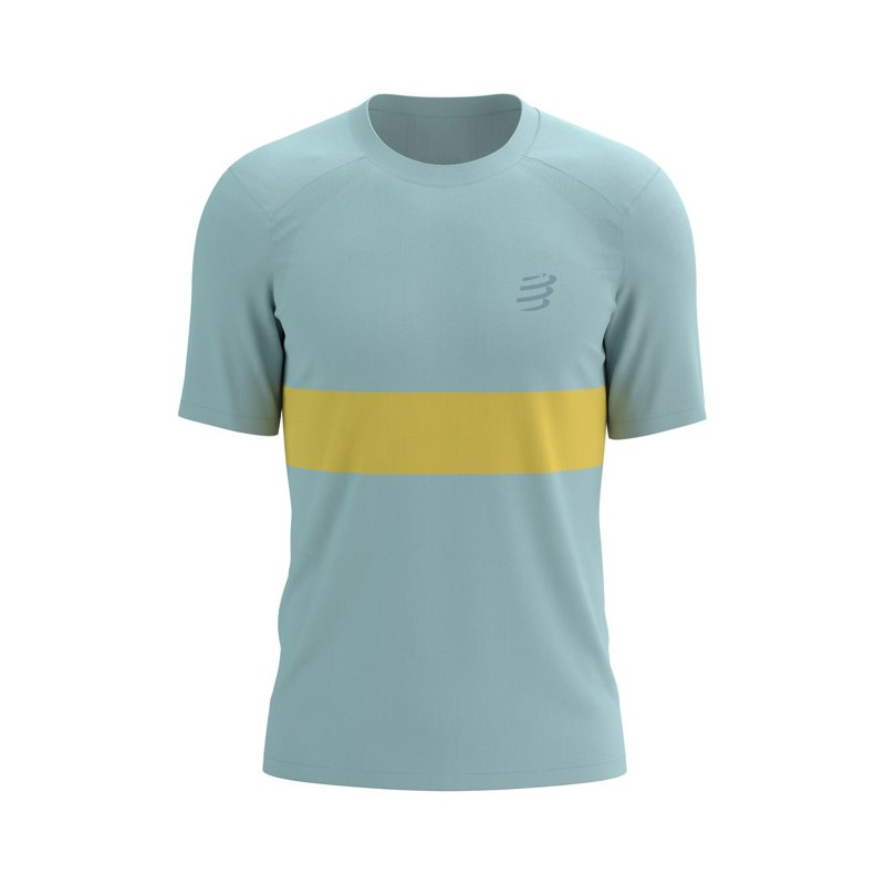 Camiseta Compressport PERFORMANCE SS M Ether/Lemon