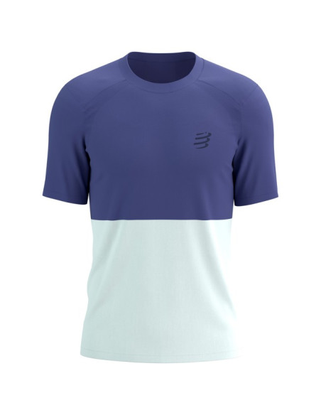 Maglietta Compressport PERFORMANCE SS M Orient Blue/Star