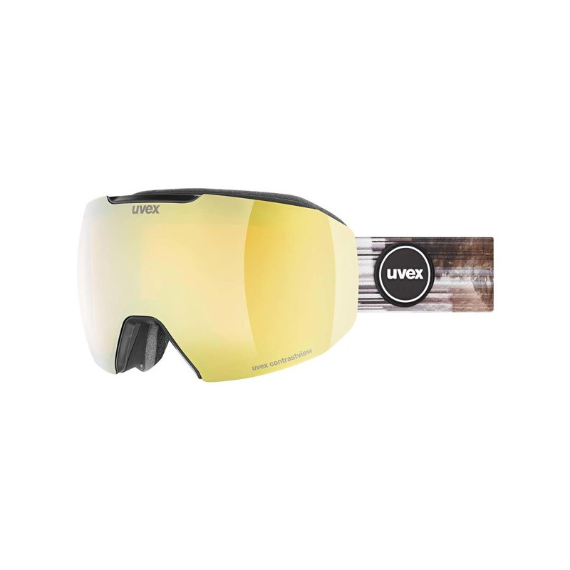 Mask Uvex epic ATTRACT CV black dl/FM gold-orange