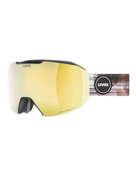 Kaukė Uvex epic ATTRACT CV black dl/FM gold-orange