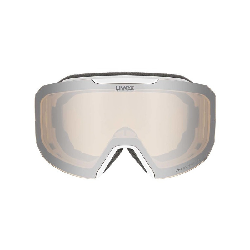 Maska Uvex evidnt ATTRACT CV white dl/FM silver-ye