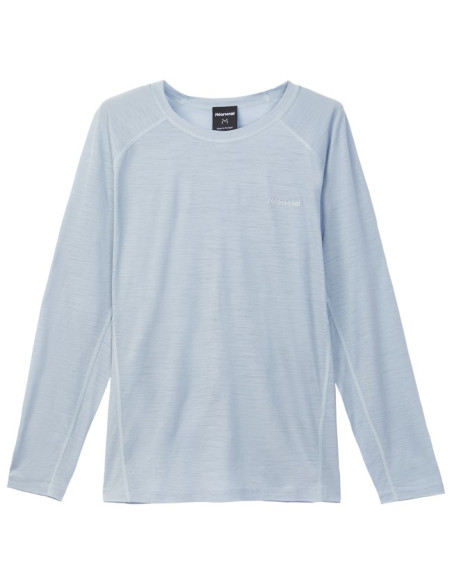 T-paita Nnormal MEN'S MERINO LONG SLEEVE Blue