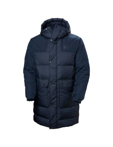 Dlouhá bunda s kapucí Helly Hansen ESCAPE DOWN Navy