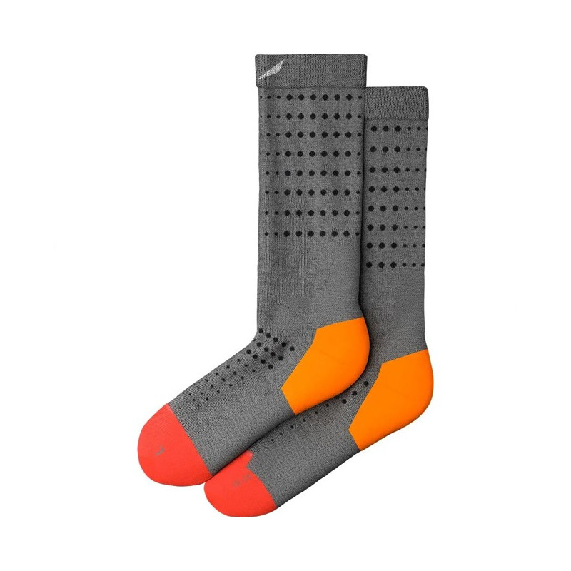 Nogavice Salewa PEDROC AM W CREW SOCK Light Grey Melang