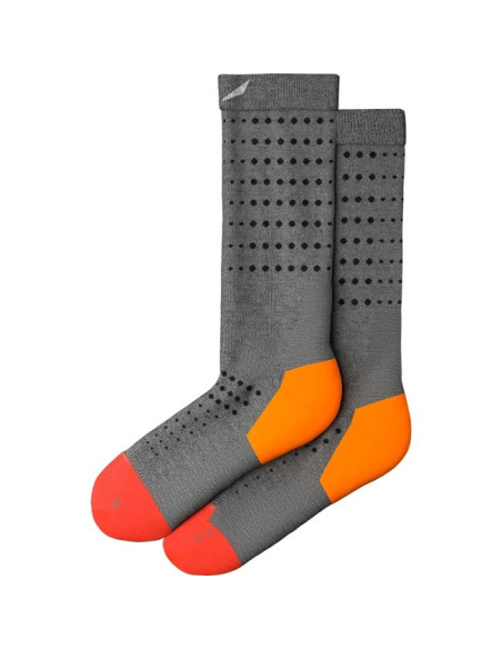 Calcetines Salewa PEDROC AM W CREW SOCK Light Grey Melang