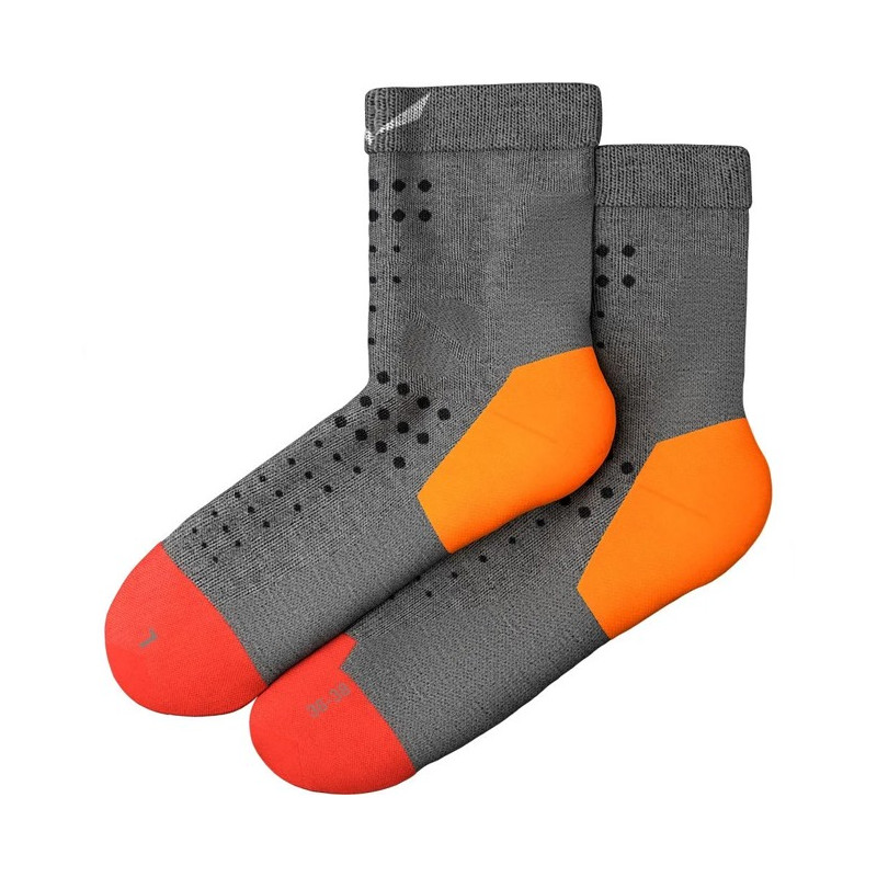 Strumpor Salewa PEDROC AM W QRT SOCK Light Grey Melange