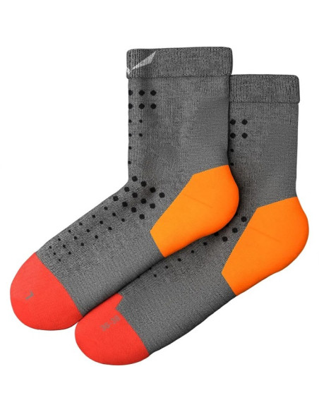 Skarpety Salewa PEDROC AM W QRT SOCK Light Grey Melange