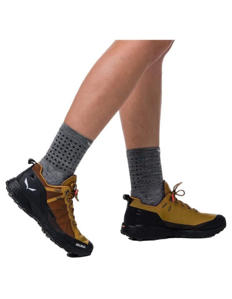 Chaussettes Salewa PEDROC AM W QRT SOCK Light Grey Melange