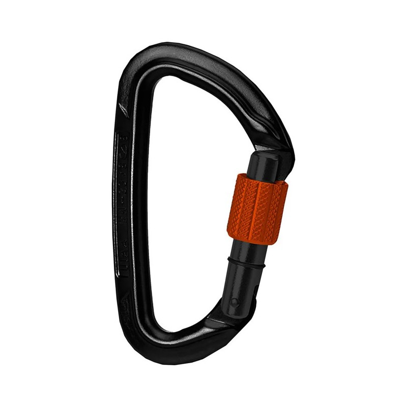 Karabinek Wild Country SESSION SCREW GATE Black/Tangerine