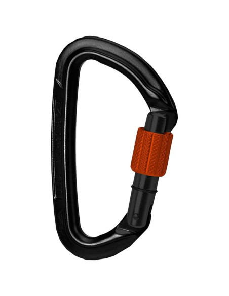 Karabinek Wild Country SESSION SCREW GATE Black/Tangerine