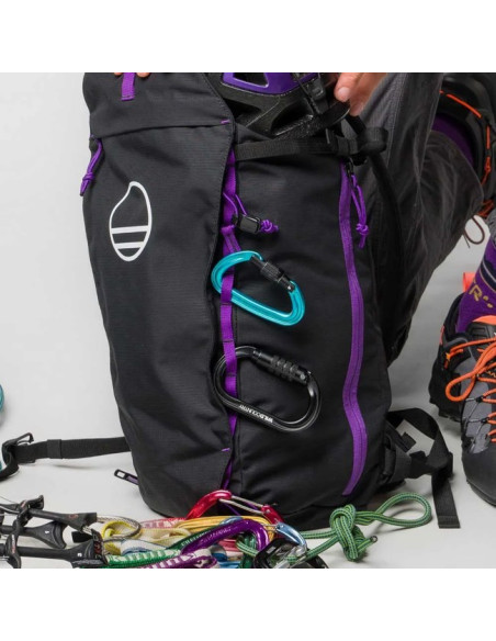 Karbinhake Wild Country WILD OVAL SCREWGATE Black