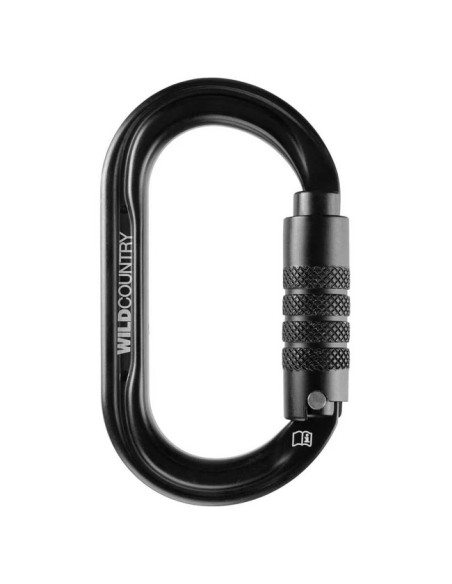 Karabin Wild Country WILD OVAL TRILOCK Black