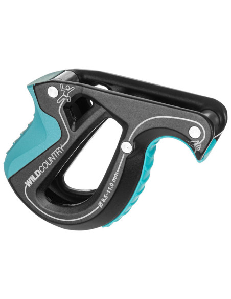 Belay Device Wild Country MOVEMENT Black/Turquoise
