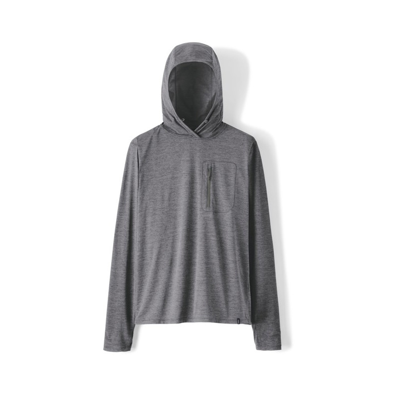 Sudadera Patagonia MS CAP COOL SUN HOODY Forge Grey - Noble