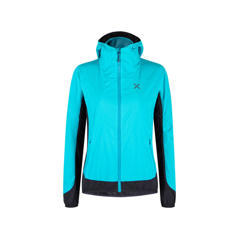 Takki Montura RISE OCTA HOODED WOMAN Turquoise/