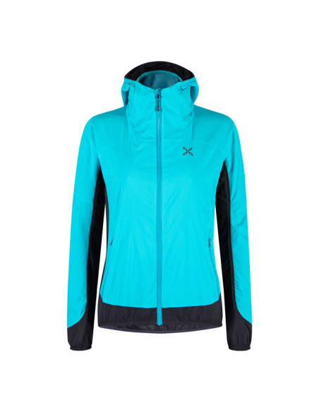 Takki Montura RISE OCTA HOODED WOMAN Turquoise/