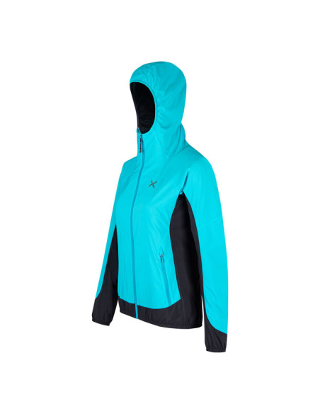 Jas Montura RISE OCTA HOODED WOMAN Turquoise/