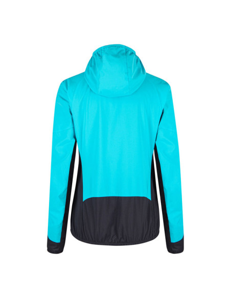 Jakna Montura RISE OCTA HOODED WOMAN Turquoise/