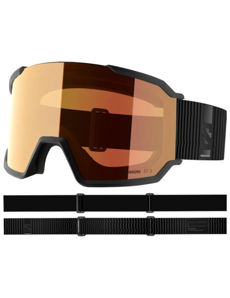 Glasses Salomon S/VIEW 3 PHOTO BLACK/Red