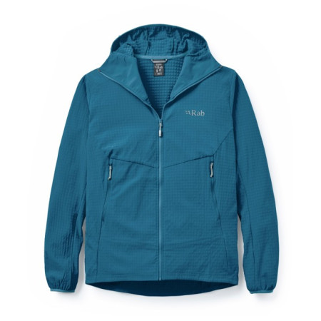 Fleece Rab QUANTRA PRO HOODY Tempest Blue