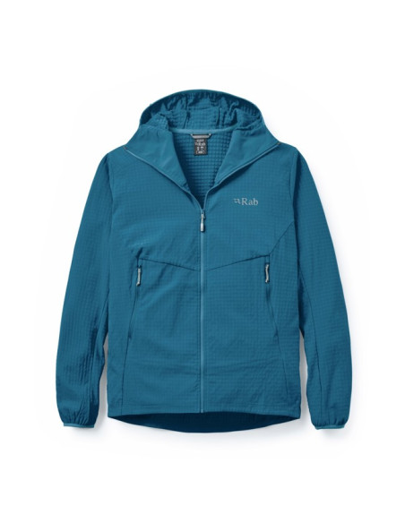 Polar Fleece Rab QUANTRA PRO HOODY Tempest Blue