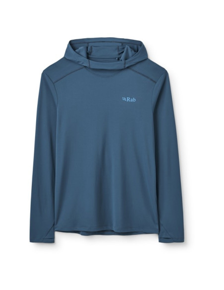 Megztinis Rab FORCE HOODY Tempest Blue