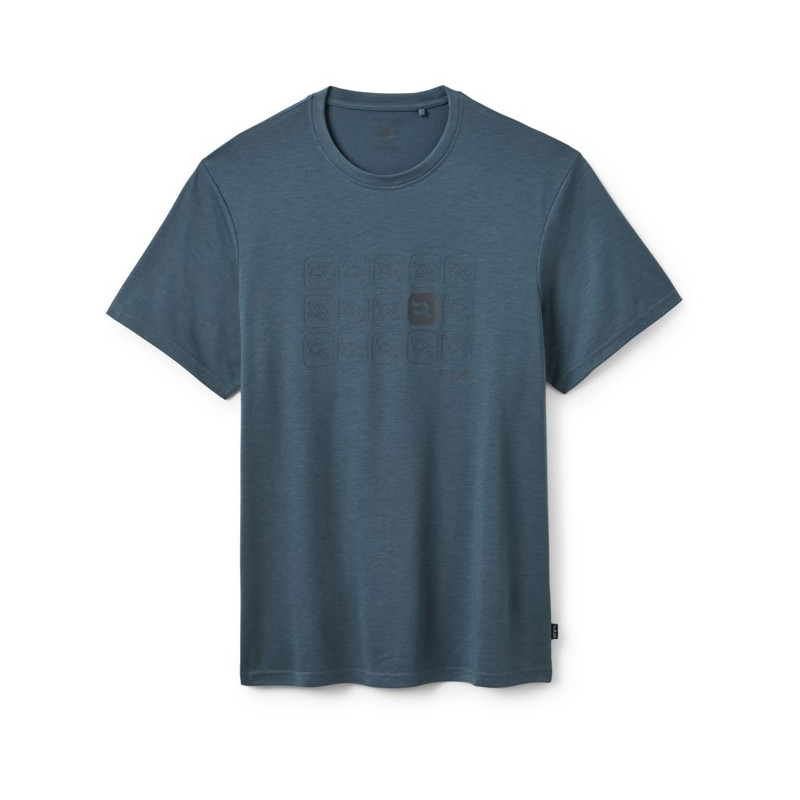 Maglietta Rab CRIMP REPEAT TEE Orion Blue