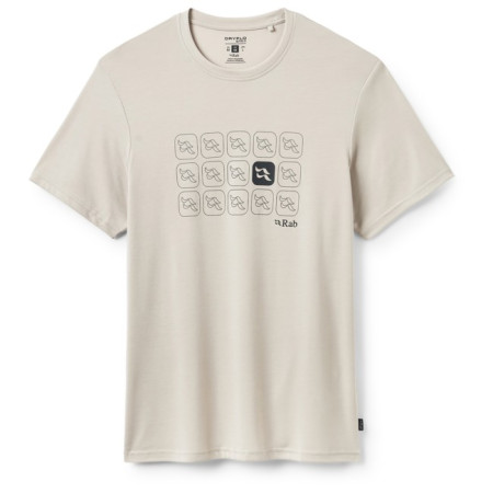 Camiseta Rab CRIMP REPEAT TEE Pebble