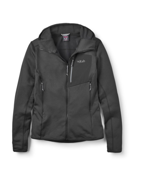 Fleece Rab ASCENDOR HOODY WMNS Black