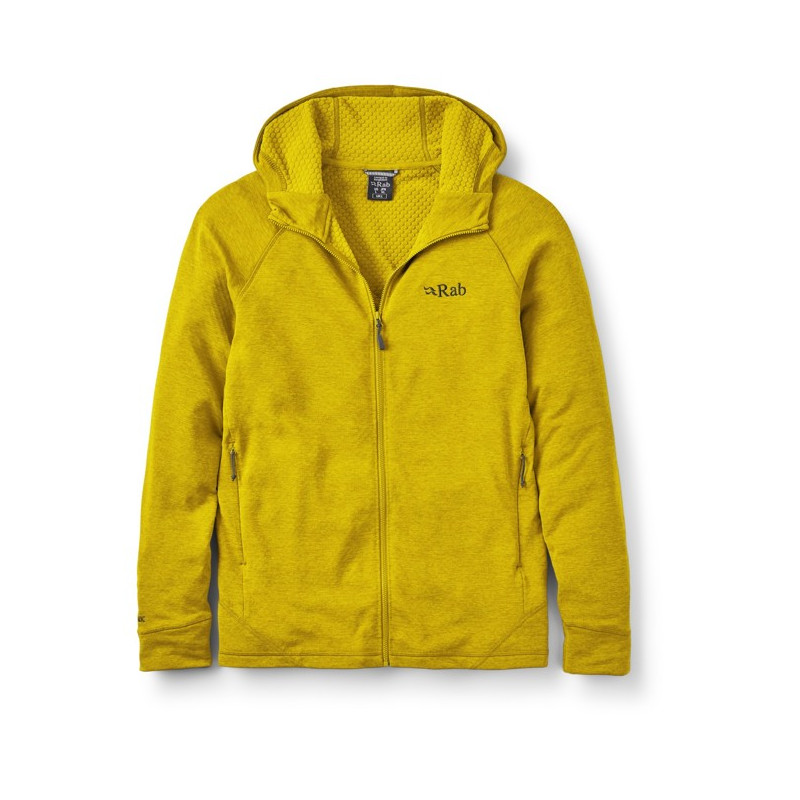 Polaire Rab NEXUS HOODY Dark Pollen