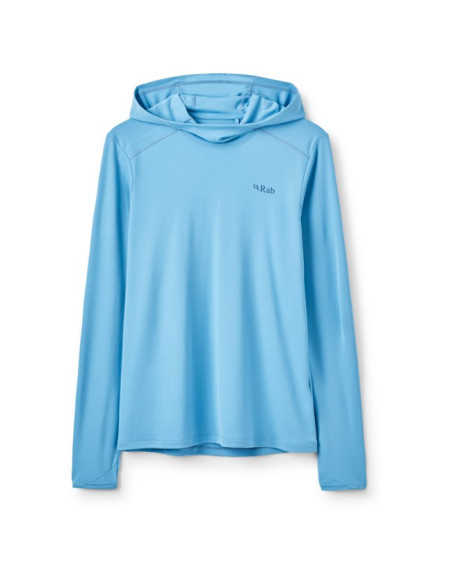 Felpa Rab FORCE HOODY WMNS Bluebird