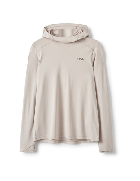 Pulóver Rab FORCE HOODY WMNS Pebble