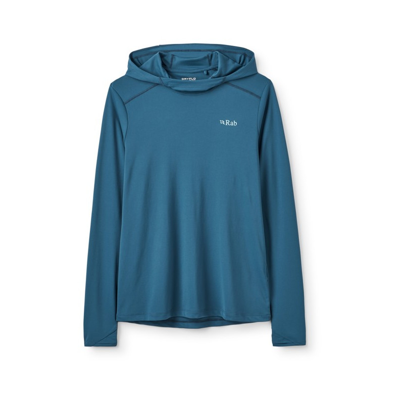 Sudadera Rab FORCE HOODY WMNS Tempest Blue