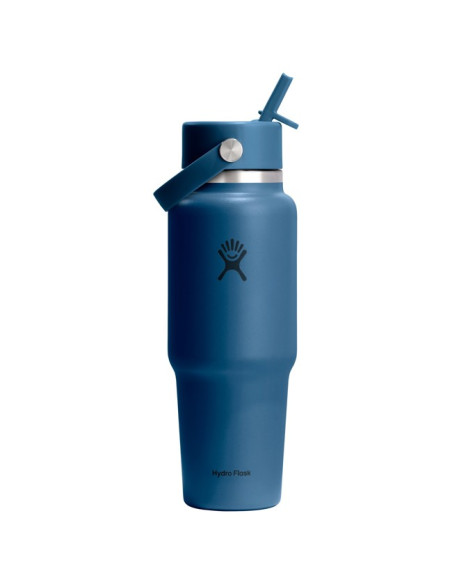 Fles Hydro Flask 24 OZ WIDE FLEX STR TRAVEL HARBOR BLUE