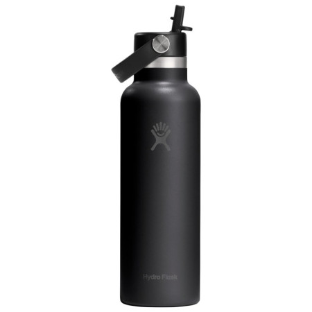 Bidón Hydro Flask 21 OZ STANDARD FLEX STRAW CAP BLACK