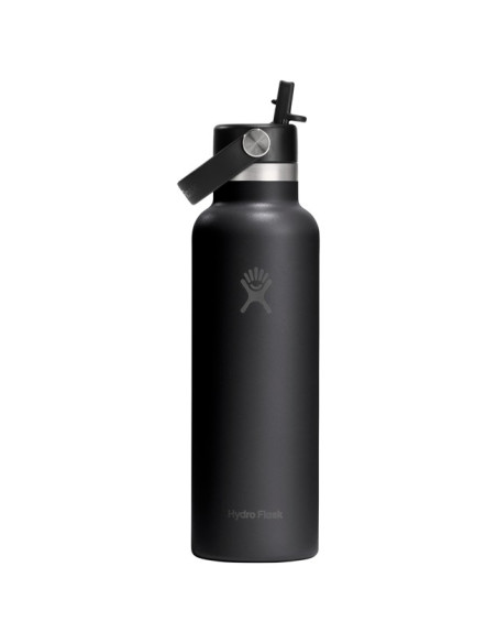 Flaska Hydro Flask 21 OZ STANDARD FLEX STRAW CAP BLACK