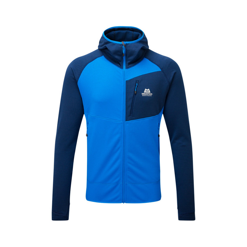 Polarfleece Mountain Equipment ECLIPSE HOODED MENS Atlantic/Medi