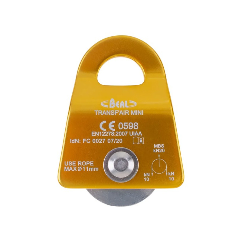 Flaschenzug Beal TRANSF'AIR MINI MATT STONE