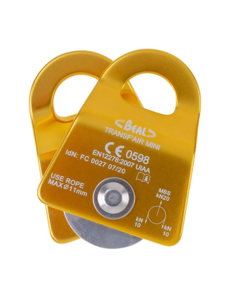 Pulley Beal TRANSF'AIR MINI MATT STONE