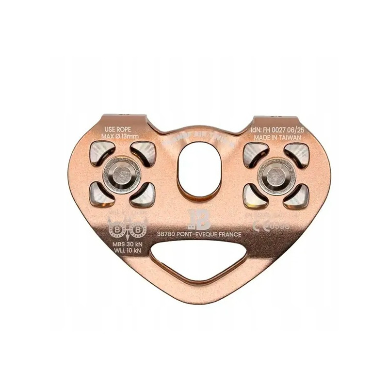 Pulley Beal TRANSF'AIR TWIN B MATT STONE