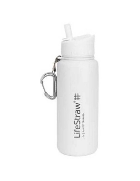 Cantimplora Lifestraw Go Inox - White - Tritan renew