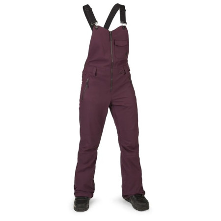 Einteiler Volcom SWIFT BIB OVERALL Merlot