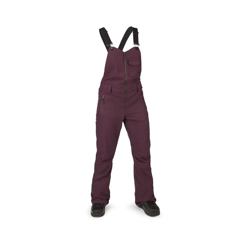 Heldräkt Volcom SWIFT BIB OVERALL Merlot