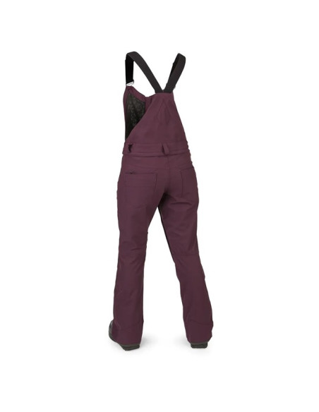 Fato de uma peça Volcom SWIFT BIB OVERALL Merlot