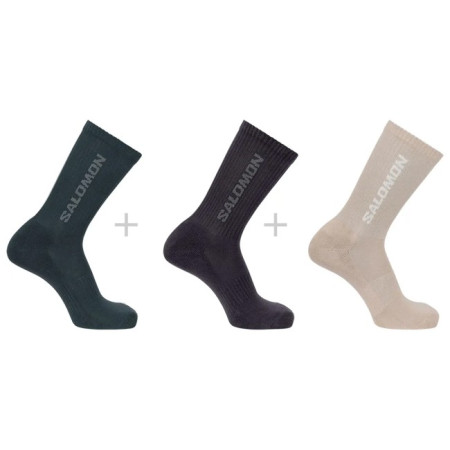 Socks Salomon EVERYDAY CREW 3-PACK ETHEREA/Nine