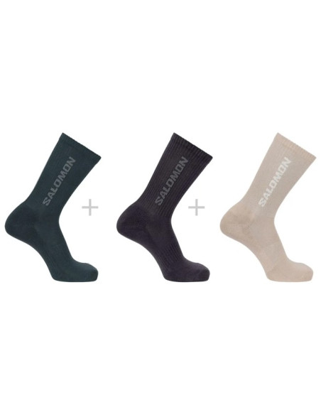 Strumpor Salomon Socks EVERYDAY CREW 3-PACK ETHEREA/Nine