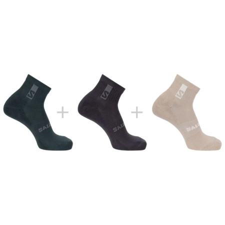 Sukat Salomon Socks EVERYDAY ANKLE 3-PACK ETHEREA/Nine