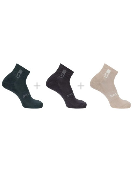 Sukat Salomon Socks EVERYDAY ANKLE 3-PACK ETHEREA/Nine